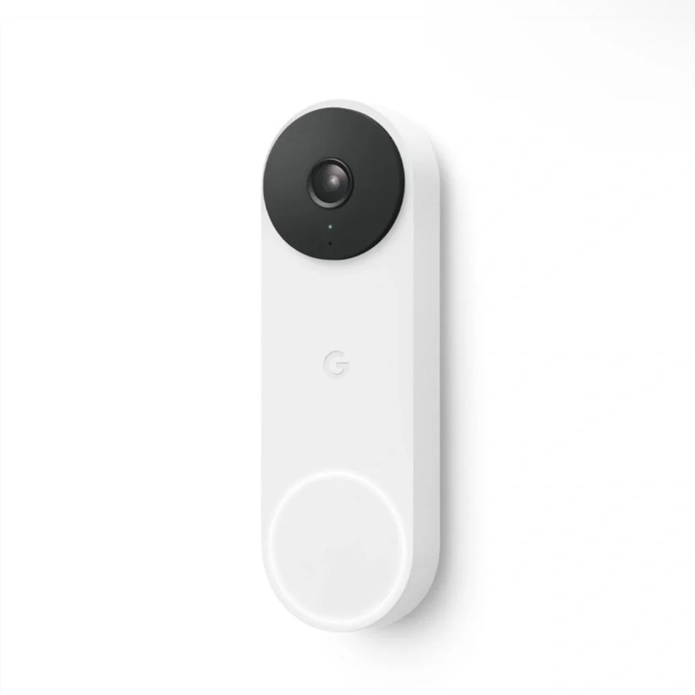 Google Nest Doorbell - (Wired, 2nd Gen) - Wired Video Doorbell Camera Snow